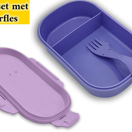 Frozen Lunchset met Waterfles 400 ml - BPA- vrij Broodtrommel en Beker