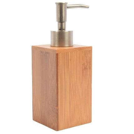 Bamboe toiletborstel met zeepdispenser