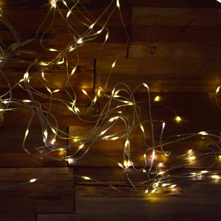 Lichtgordijn | Lichtvorhang | warm wit | +8 functies | gordijnverlichting 200 led| 190x100 cm