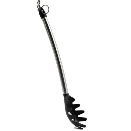 Keukengerei spaghettilepel 34.5cm RVS met zachte kunststof
