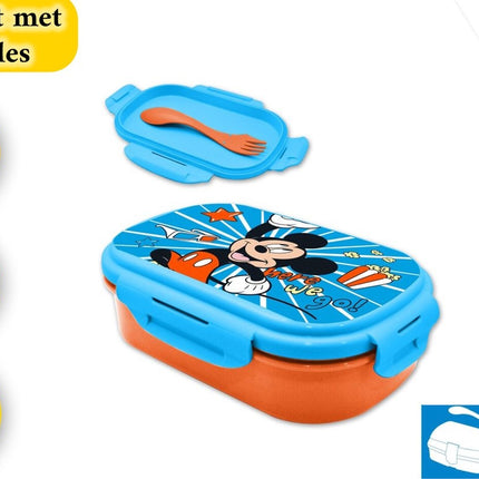Mickey Mouse Lunchset - broodtrommel en drinkbeker 400 ml