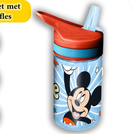 Mickey Mouse Lunchset - broodtrommel en drinkbeker 400 ml