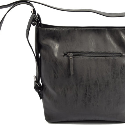 Schoudertas - Crossbodytas - tassen - tassen dames - tassen kopen - tassen hengsel - tassen Zwart - Dames tas - handtas - handtassen - handtas dames - handtassen dames - handtas Zwart- WDL-3183