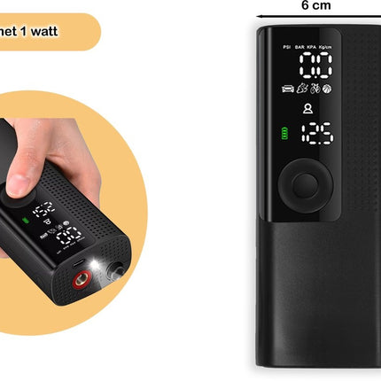 Luchtcompressor E-Blow Accu Luchtpomp - Draagbare Mini Compressor - Efficiënte en Draagbare compressor