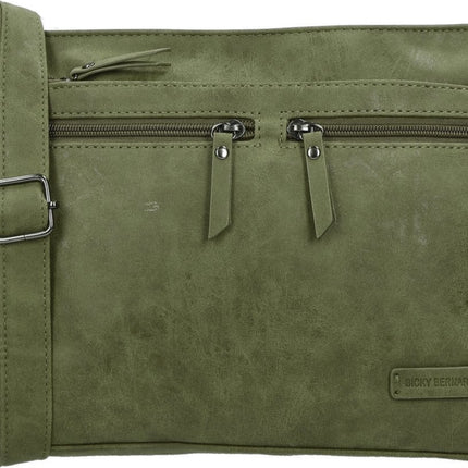 Bicky bernard schoudertas - Olijf | Tassen Dames schoudertas | schoudertas dames | crossbody tas