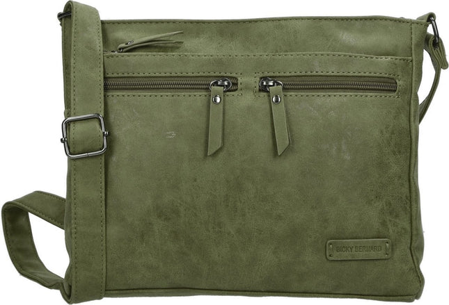Bicky bernard schoudertas - Olijf | Tassen Dames schoudertas | schoudertas dames | crossbody tas