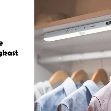 Kastverlichting met Bewegingssensor | 60 LED Oplaadbare Batterijweergave | Draadloos
