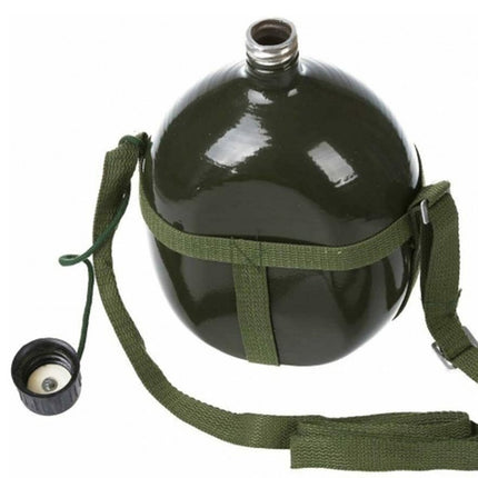 Militair Drinkfles | veldfles - Militair |1.4 liter - heupfles - legergroen - met schroefdop |