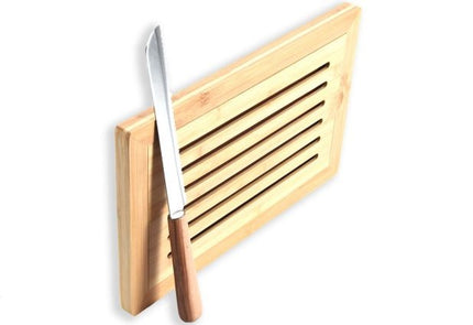 Houten broodsnijplank - Kruimelopvangplank Broodsnijplank -Geen broodmes