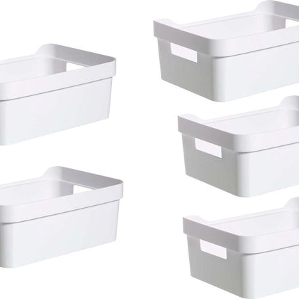 Opbergbox kopen - Opbergbakjes kopen 5 stuks - Opbergbak - Gereedschapsbak 5 stuks - afmeting 200 mm x 140 mm x 80mm