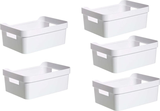 Opbergbox kopen - Opbergbakjes kopen 5 stuks - Opbergbak - Gereedschapsbak 5 stuks - afmeting 200 mm x 140 mm x 80mm