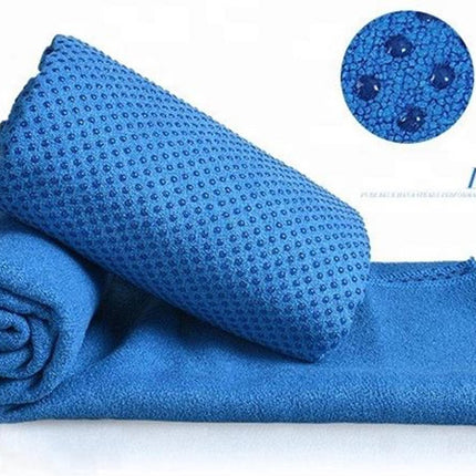 Yoga Handdoek 183x61 cm – Antislip Microvezeldoek | Super Absorberend, Sneldrogend & Hygiënisch | Voor Pilates, Yoga & Sport