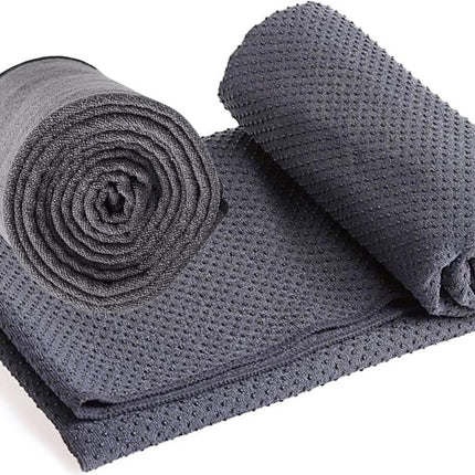 Yoga Handdoek 183x61 cm – Antislip Microvezeldoek | Super Absorberend, Sneldrogend & Hygiënisch | Voor Pilates, Yoga & Sport