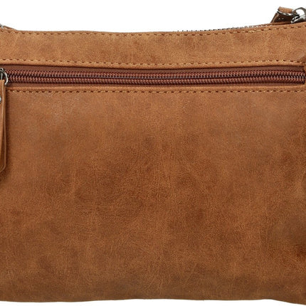 Bicky bernard BB66662 Schoudertas crossbody tas - Camel/Cognac