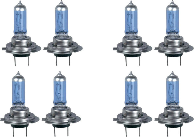 Voltage Automotive H7 Koplamp Gloeilamp Blue Eagle Helderder Upgrade voor Grootlicht Dimlicht Driving Mistlamp (paar)- H7 autolampen - H7 - 12V 55W - 8 Stuk | Blauw