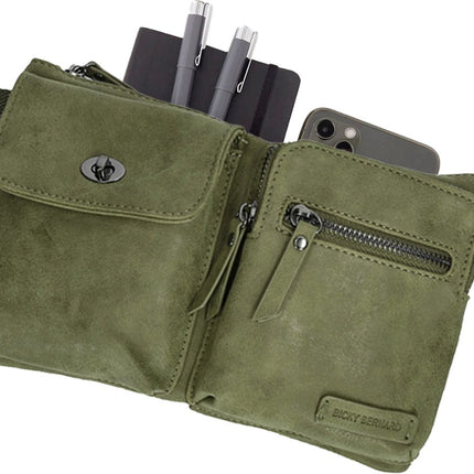 Bicky Bernard Heuptas – Unisex Fanny Pack – Crossbody Heuptas Dames & Heren – Festival Buiktasje Reizen Wandelen