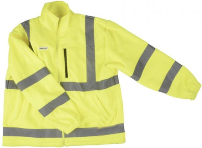 Veiligheidsvest met hoge zichtbaarheid - Reflector vest - Waarschuwing vest hoge reflector veiligheid jas met zakken - veiligheidsjasje - warme veiligheidsjasje SIZE XL