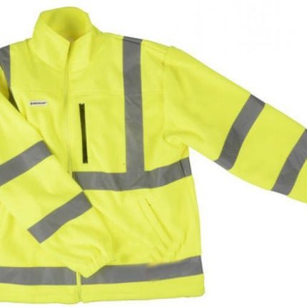 Dunlop - Reflector vest - Waarschuwing vest - hoge reflector veiligheid jas met zakken - SIZE XXL