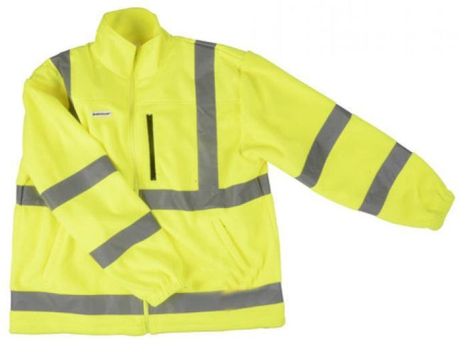 Dunlop - Reflector vest - Waarschuwing vest - hoge reflector veiligheid jas met zakken - SIZE XXL
