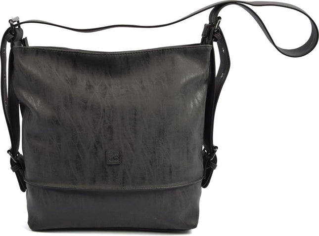 Schoudertas - Crossbodytas - tassen - tassen dames - tassen kopen - tassen hengsel - tassen Zwart - Dames tas - handtas - handtassen - handtas dames - handtassen dames - handtas Zwart- WDL-3183