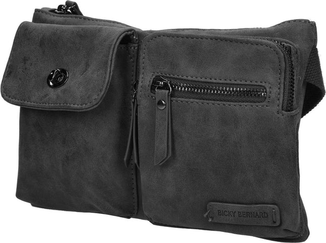 Bicky Bernard Heuptas – Unisex Fanny Pack – Crossbody Heuptas Dames & Heren – Festival Buiktasje Reizen Wandelen
