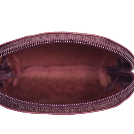 Vakantie portemonnee buffelleer – compacte leren reisportemonnee unisex – kleine portemonnee voor pasjes, muntgeld, cash en sleutels