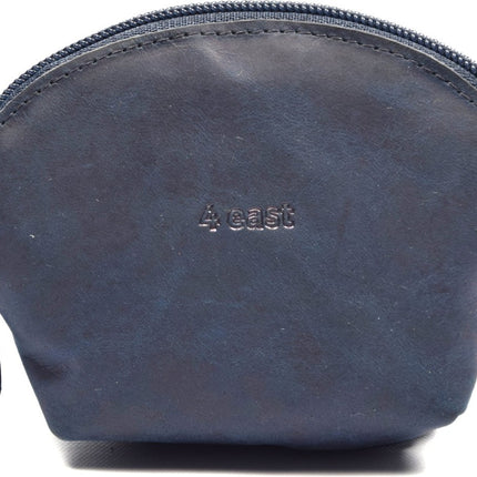Vakantie portemonnee buffelleer – compacte leren reisportemonnee unisex – kleine portemonnee voor pasjes, muntgeld, cash en sleutels