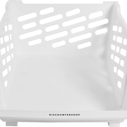 2x Groentemand | Groentebak Keuken | Mandenrek | Rek met Manden |Wit
