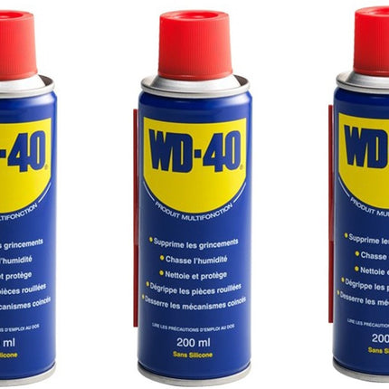 3x WD-40 Multispray van 200 ML, Inhoud 200ML