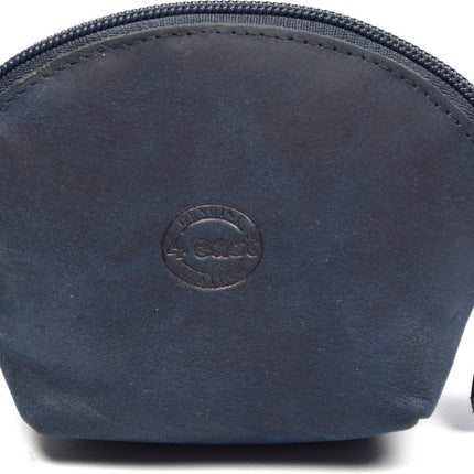 Vakantie portemonnee buffelleer – compacte leren reisportemonnee unisex – kleine portemonnee voor pasjes, muntgeld, cash en sleutels
