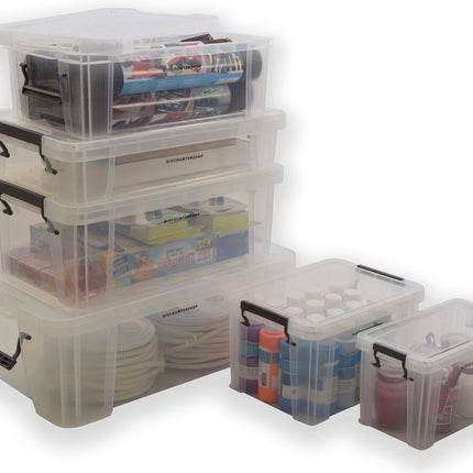 Set van 6 Opbergboxen| Opberger | Opbergbak | Opbergdoos | Opbergbakken | Bakken | polypropyleen