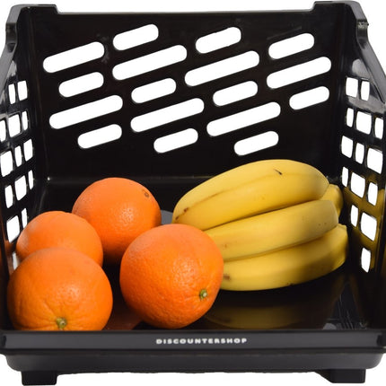 2x Aardappelbak Zwart | Groentenmand |  Fruitmand