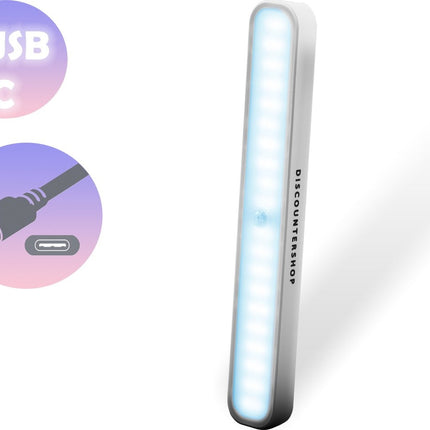 2x Oplaadbare LED Kastverlichting met Bewegingssensor - Cool Wit