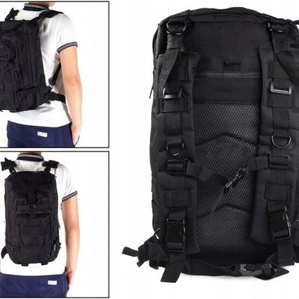Tactische Rugzak Zwart – Militaire Rugzak – Waterdicht MOLLE Backpack – Goede Backpack voor Reizen, Werk, School & Outdoor