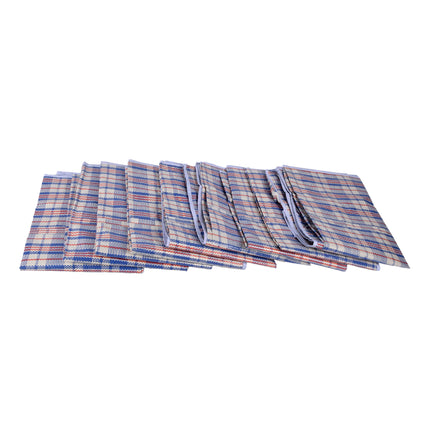 Stevige Opbergtas XXL - 130L - Blauw, Wit & Rood - 9x Opbergtas met Ritsluiting