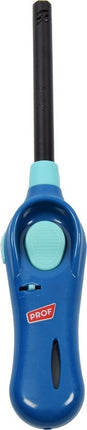 Aansteker Pakket van 1x stuk BBQ aanstekers navulbaar| A Kwaliteit |Kinderbescherming/Kinderslot Donker blauw 26 cm
