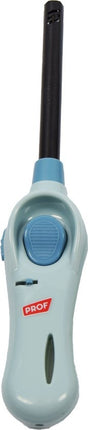 Aansteker met kinderbescherming - Barbecue aansteker - Pakket van 2x stuks BBQ aanstekers navulbaar| A Kwaliteit |Kinderbescherming/Kinderslot |2x Blauw en Groen | 22 cm
