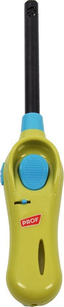 Aansteker met kinderbescherming - Barbecue aansteker - Pakket van 2x stuks BBQ aanstekers navulbaar| A Kwaliteit |Kinderbescherming/Kinderslot |2x Blauw en Groen | 22 cm