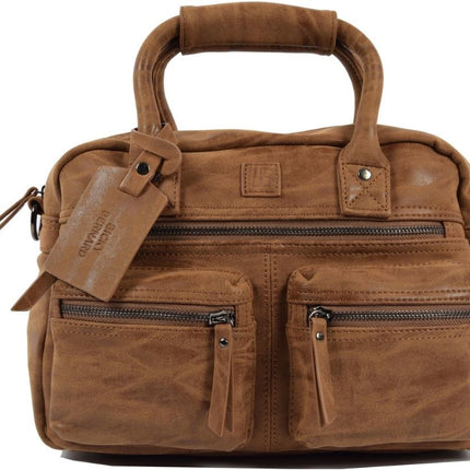 Bicky Bernard Handtas omhang Hand & Schoudertas Western Bag Camel - Cognac