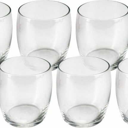 Drinkglazen 6 stuks in de verpakking - waterglazen van 390 ml - Chique WaterGlazen/SapGlazen (Set Van 6)