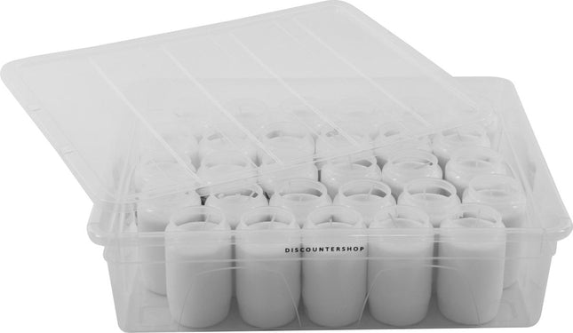 Opbergbox Transparant - 38 cm - Polypropeen - Opberger - Opbergbakken - Opbergdoos -12liter -40x32x11 CM