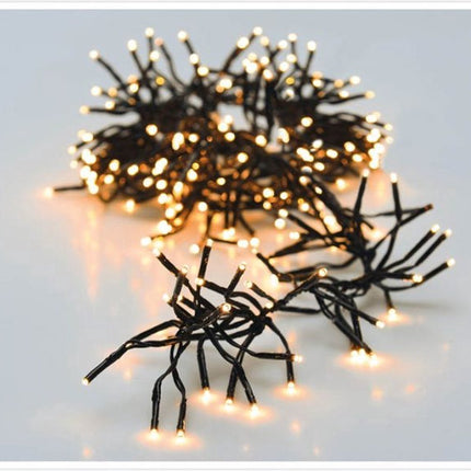 Clusterverlichting - 384 LED - 2.8m - extra warm wit - kerst – clusterverlichting- feestdagen - winter - verlichting - binnen - buiten – sfeer