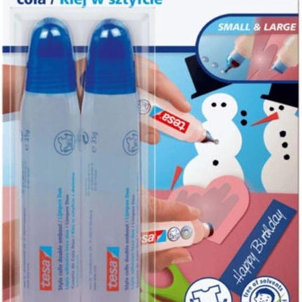 Tesa Glue Pen Duo 2x 35 Gram - Lijm - Hobbylijm - lijmpen