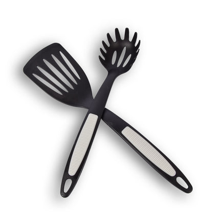 Spatel | Bakspatel | Nylon | 56g | Zwart | Keukenspatel | hittebestendig | Anti-aanbak | Keukengerei | 32cm*7cm 