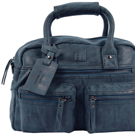 Bicky Bernard Handtas omhang Hand & Schoudertas Western Bag Blauw - Donkerblauw