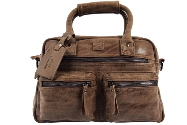 Bicky Bernard Handtas omhang Hand & Schoudertas Western Bag Bruin