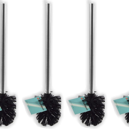 Losse toiletborstel universele RVS Toiletborstel Set - 4 Stuks WC-borstel WC Toilet Borstel Borstels Toiletborstels