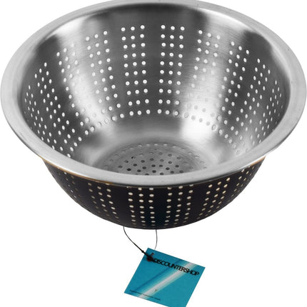 Kleine Keuken vergiet rvs - Zwart 24 cm