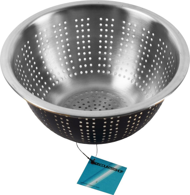 Kleine Keuken vergiet rvs - Zwart 24 cm