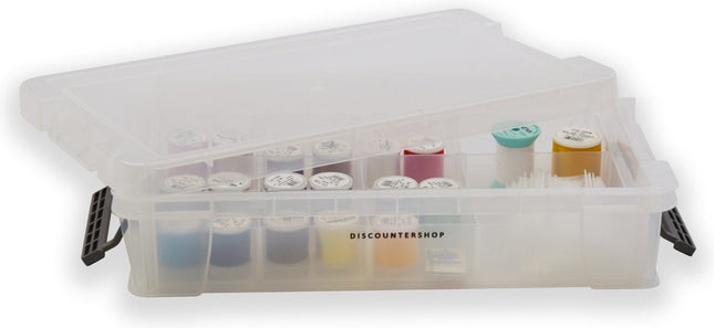Ideale Opbergbox |Opberg verdeler| Opbergdoos met uitneembare vakken | Vakverdeler | 5.5 liter